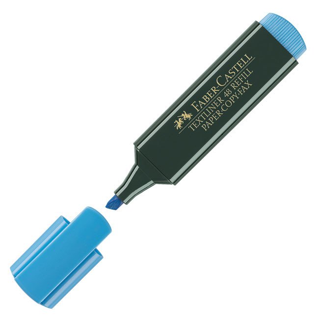 Текстмаркер Faber-Castell 1548 Син